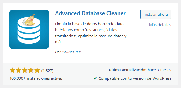 Advanced Database Cleaner
