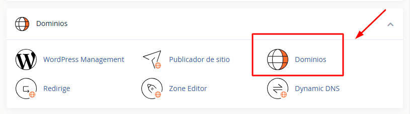 Crear un subdominio en cPanel
