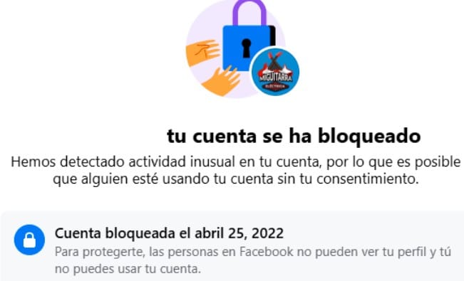 bloqueo en Facebook